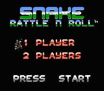 Snake Rattle n Roll (Europe) screen shot title